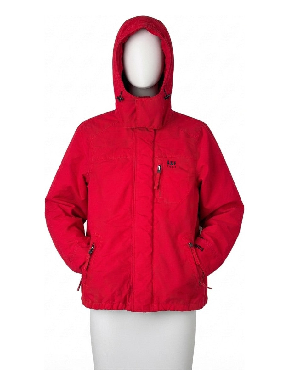 Preloved Abercrombie women's softshell jacket, size L, on a mannequin