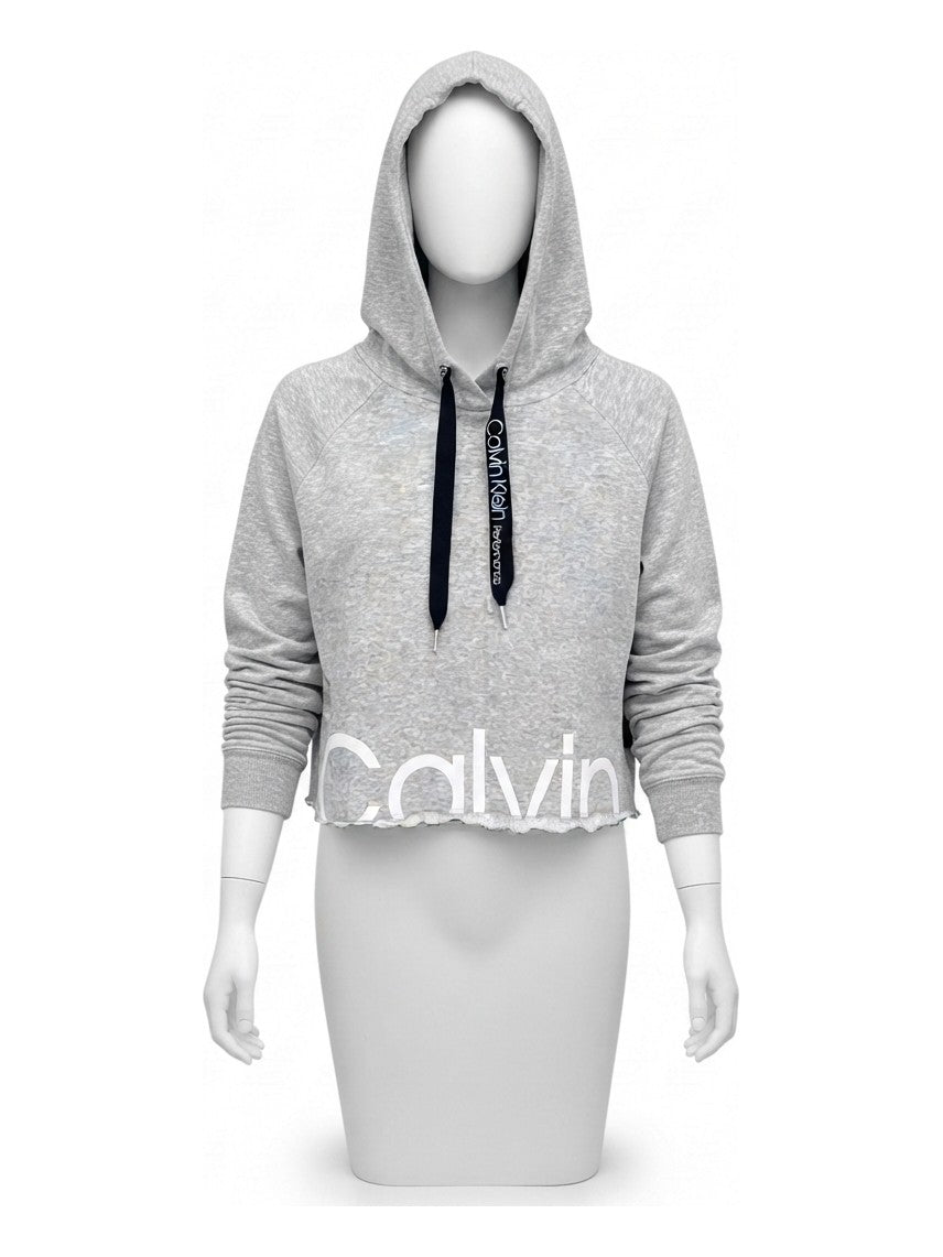 Preloved Calvin Klein women's sports hoodie, size S, on a mannequin