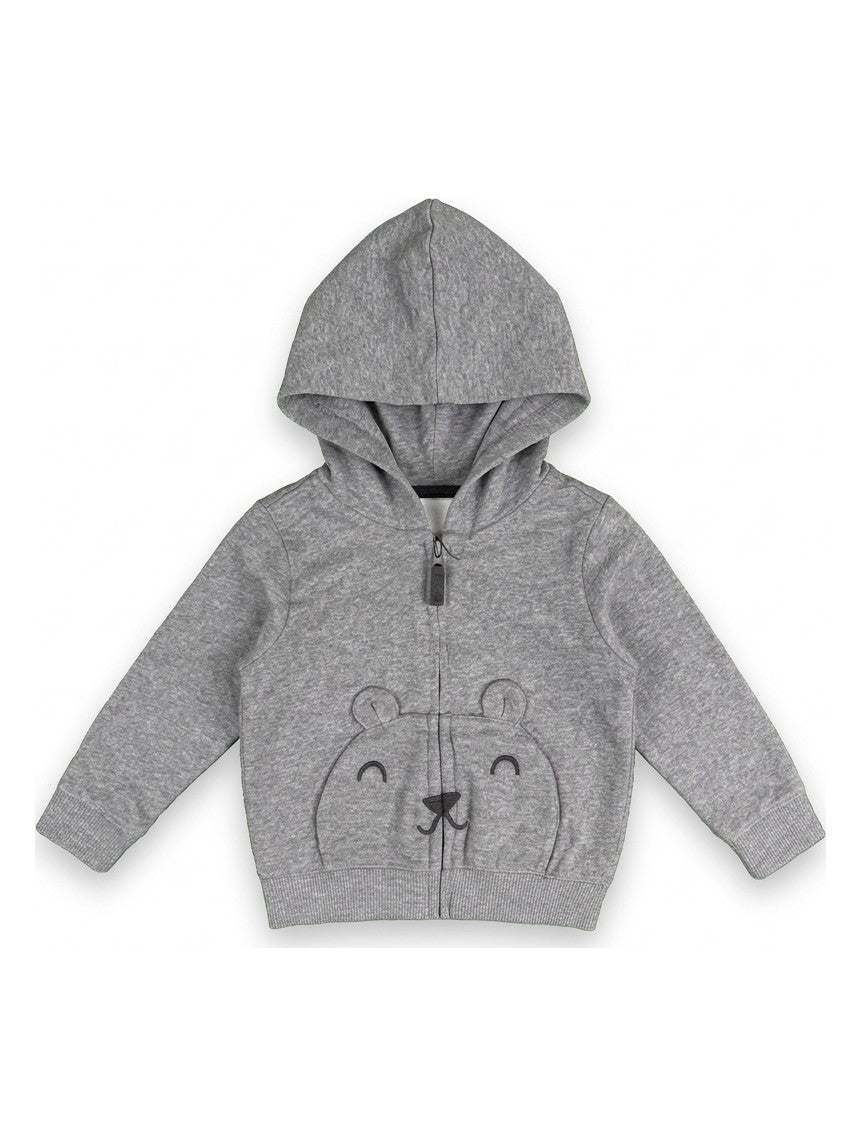 Preloved Carter's toddler girls' hoodie, size 12-18M, studio flat lay