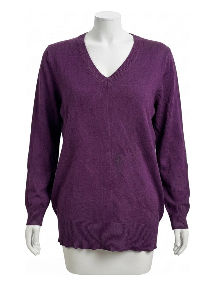Preloved DKNY women's sweater, size L, on a mannequin