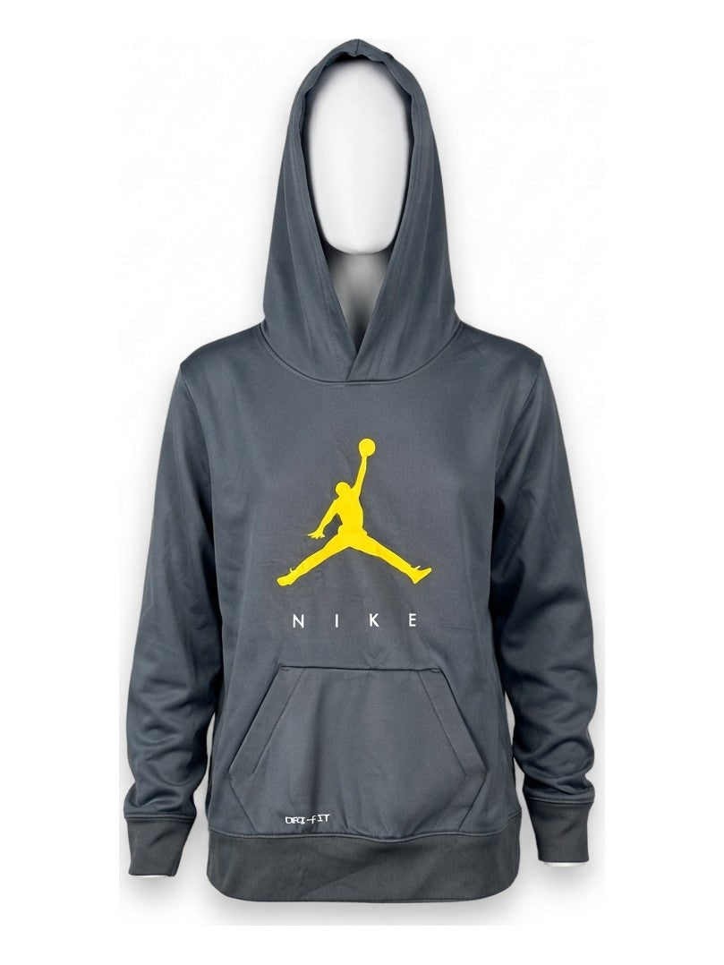 Preloved Jordan women's sports hoodie, size L, on a mannequin