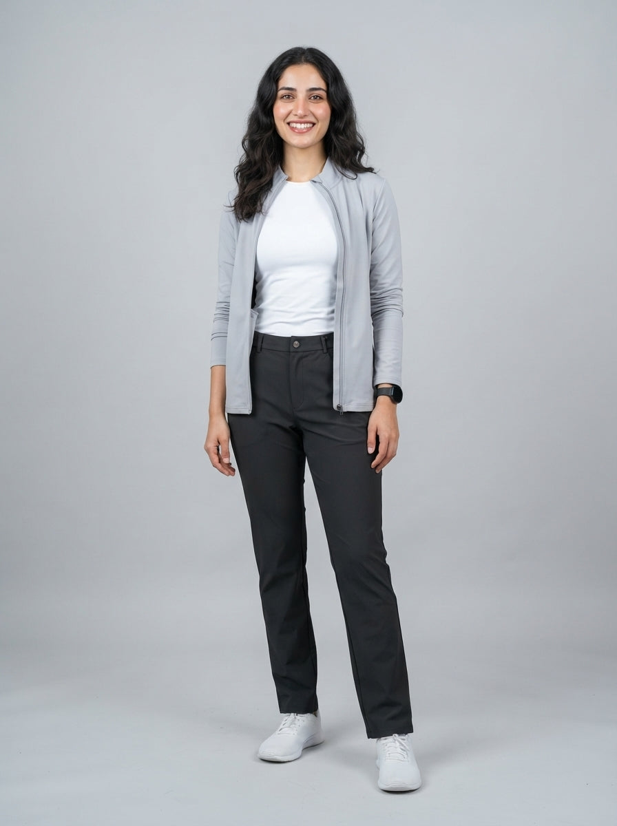 Preloved Old Navy women's sports trouser, size 36, worn by a model, styled