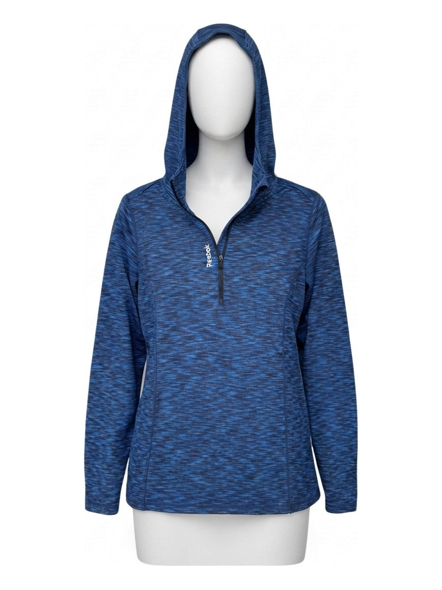 Preloved Reebok women's sports hoodie, size XL, on a mannequin