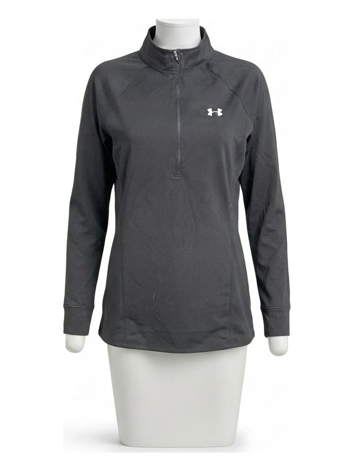 Preloved Under Armour women's sports zip-up, size M, on a mannequin