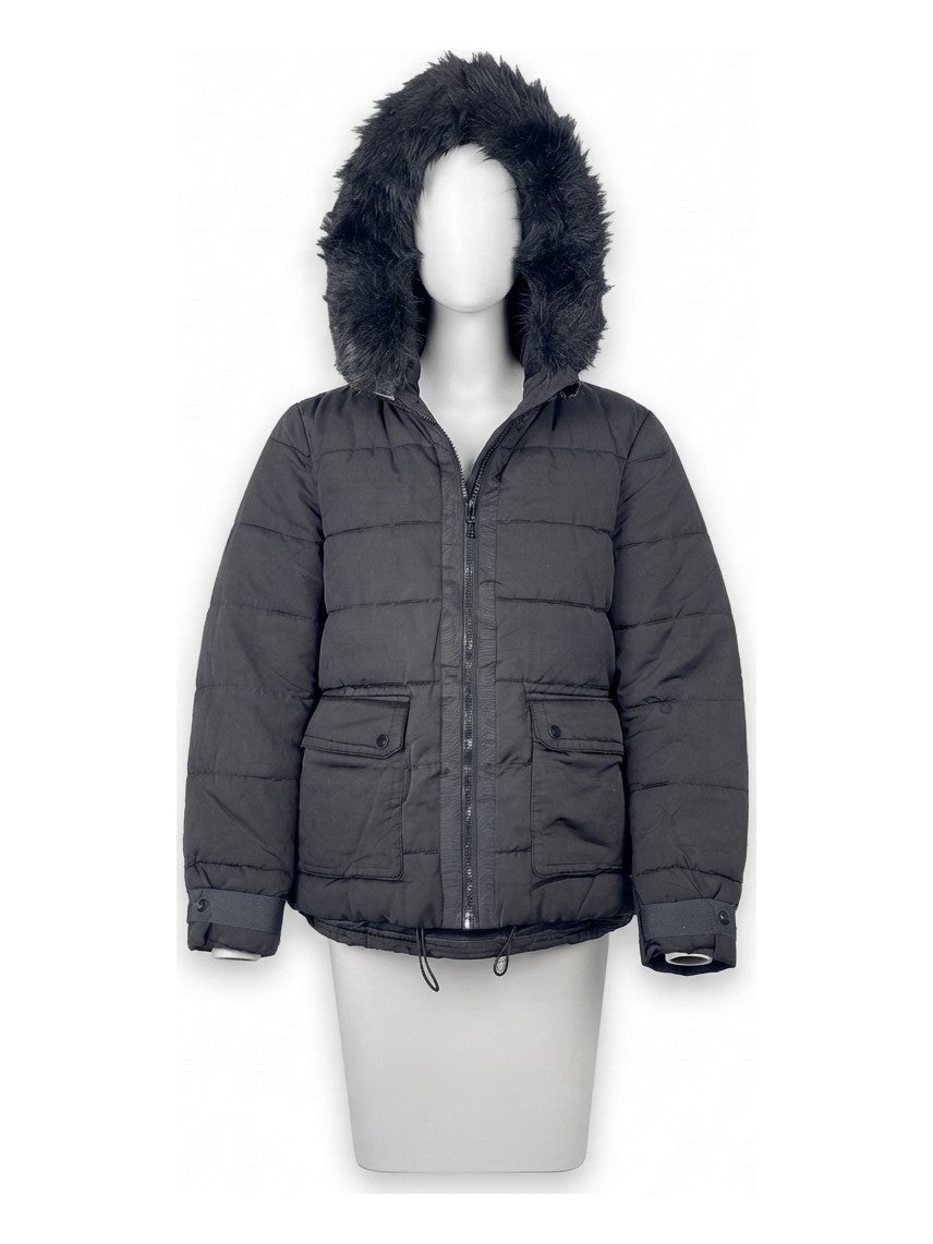 Preloved Zara women's puffer jacket, size S, on a mannequin
