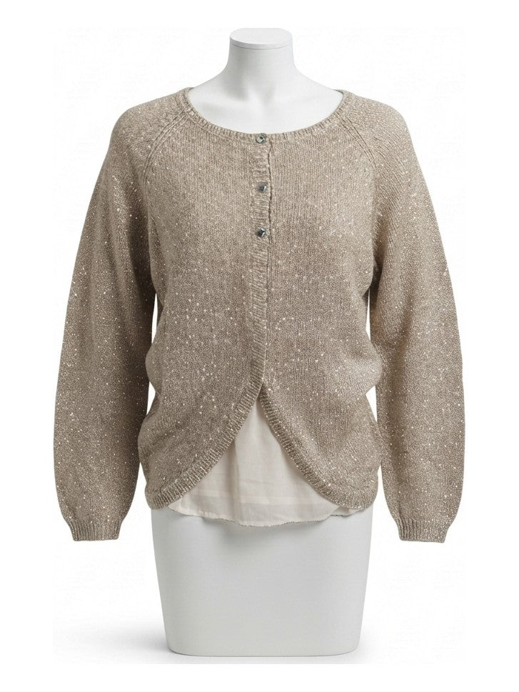 Preloved Zara women's cardigan, size M, on a mannequin