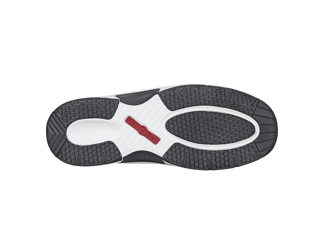 ORTHOFEET Men Lava Stretch Knit Dark Gray Khazanay