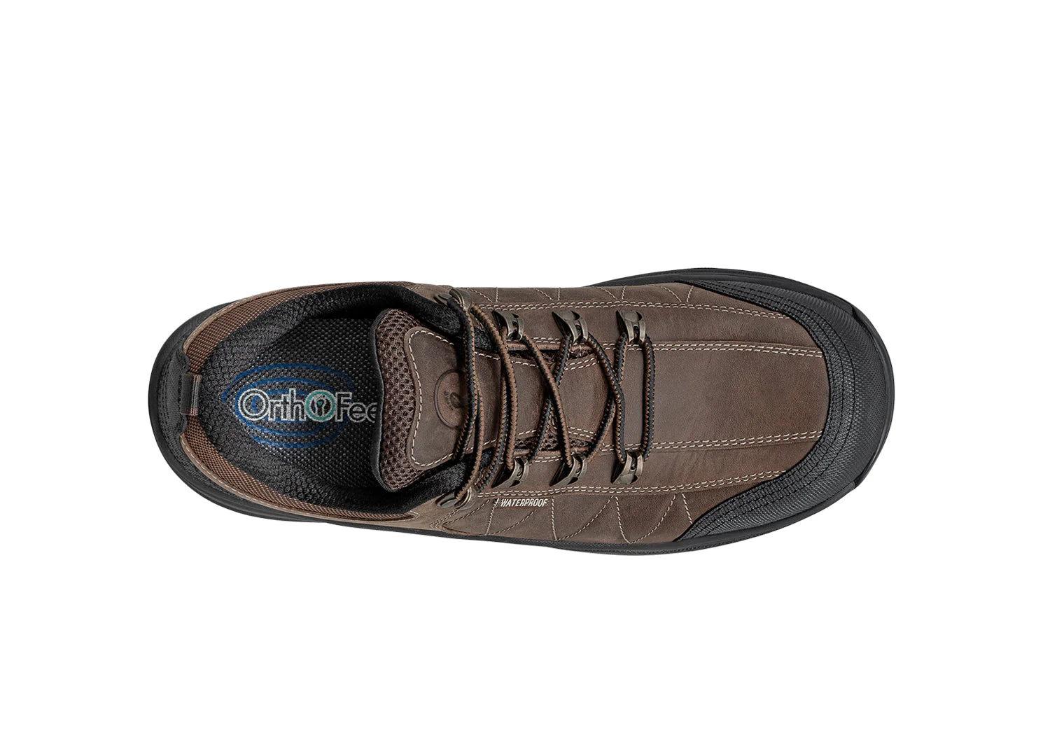 Orthofeet - Men-  Dolomite Work Shoes - Brown