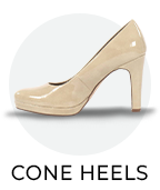 Women Cone Heels Shoes