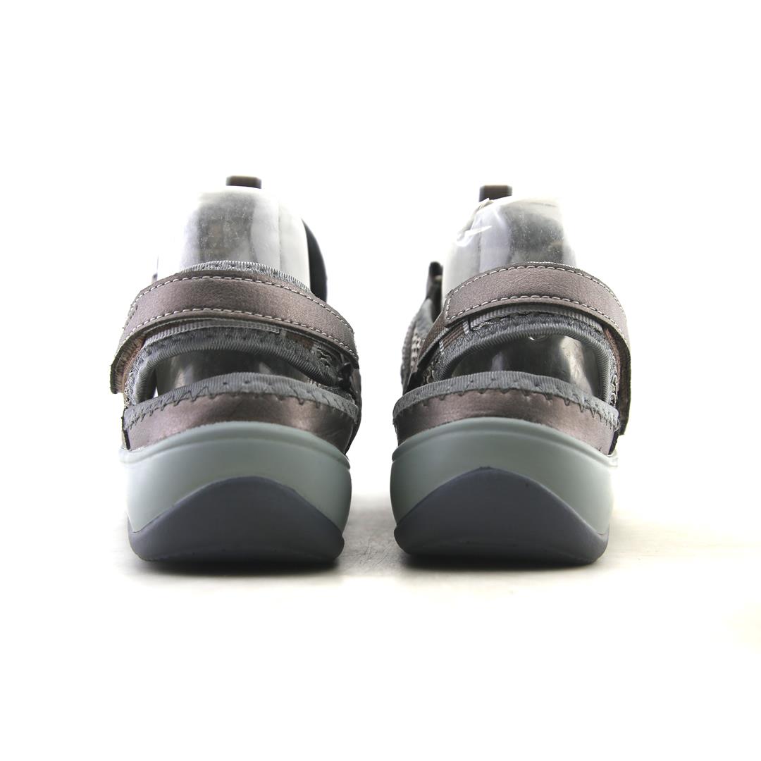 Orthofeet Women Verona Heel Strap - Pewter (EX)