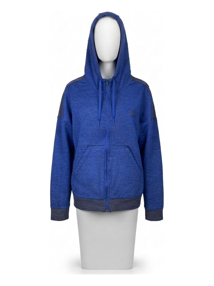 Preloved Adidas women's sports zip-up, size L, on a mannequin
