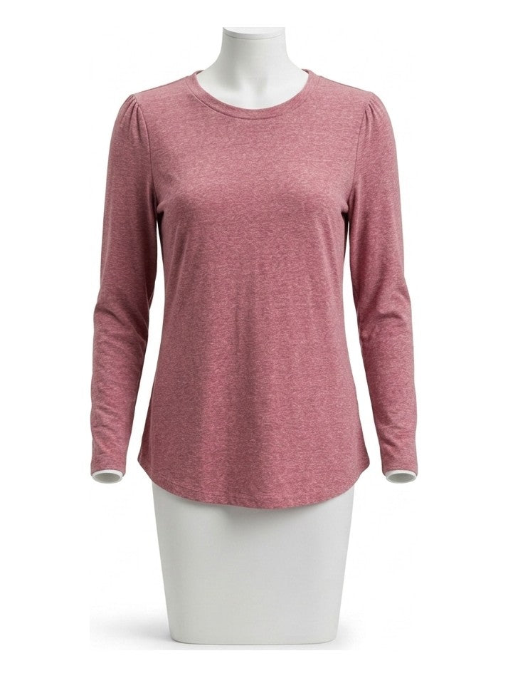 Preloved Ady P women's basic t-shirt, size S, on a mannequin