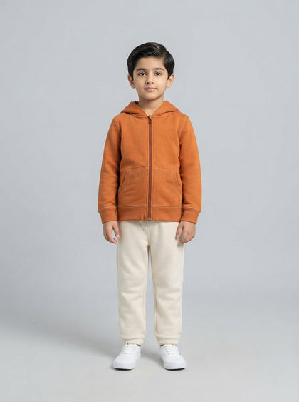 AMAZONE ESSENTIALS Zip-up Hoodie — Kids Boys