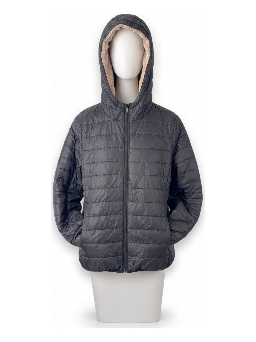 Preloved American Brand women's puffer jacket, size S, on a mannequin