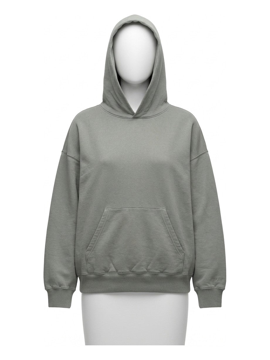 Preloved Athletic Works women's sports hoodie, size L, on a mannequin
