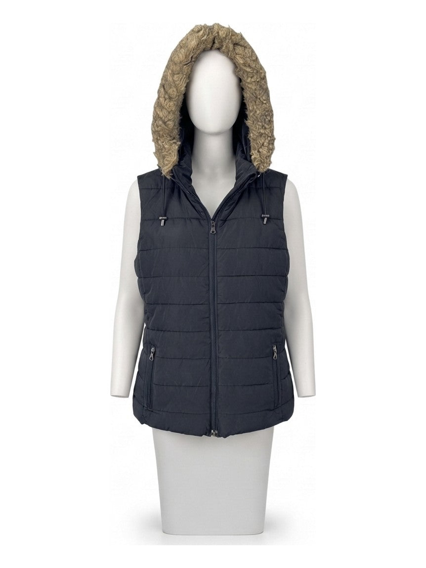 Preloved Banana Republic women's gilet / vest, size S, on a mannequin