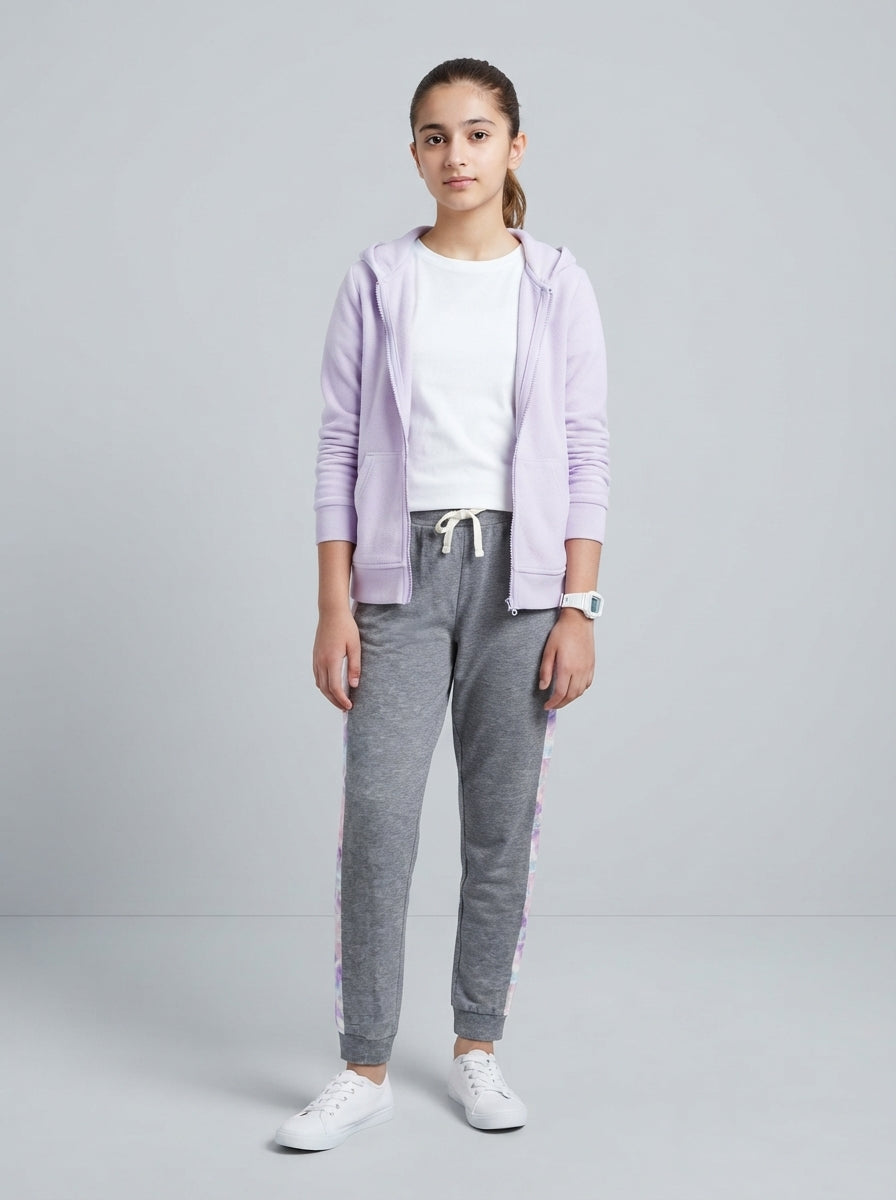Preloved BCBG GIRLS teen girls' casual trouser, size 14-16Y, worn by a model, styled