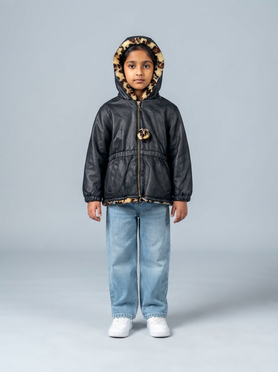 Preloved BIG Chill girls' jacket, size 4-5Y, worn by a model, styled