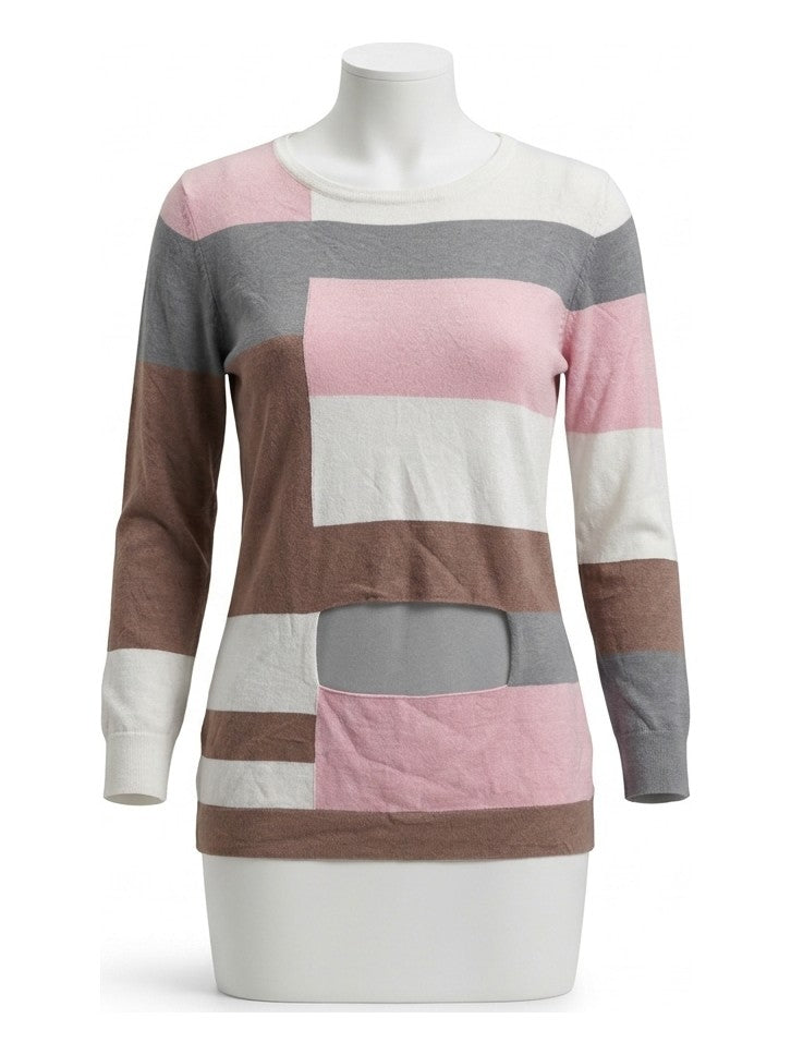 Preloved CAROL ROSE women's sweater, size L, on a mannequin