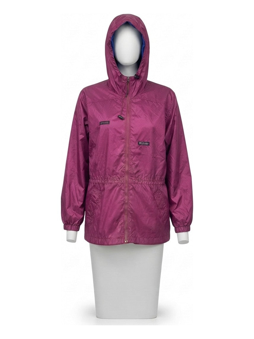 Preloved Columbia women's windbreaker, size M, on a mannequin