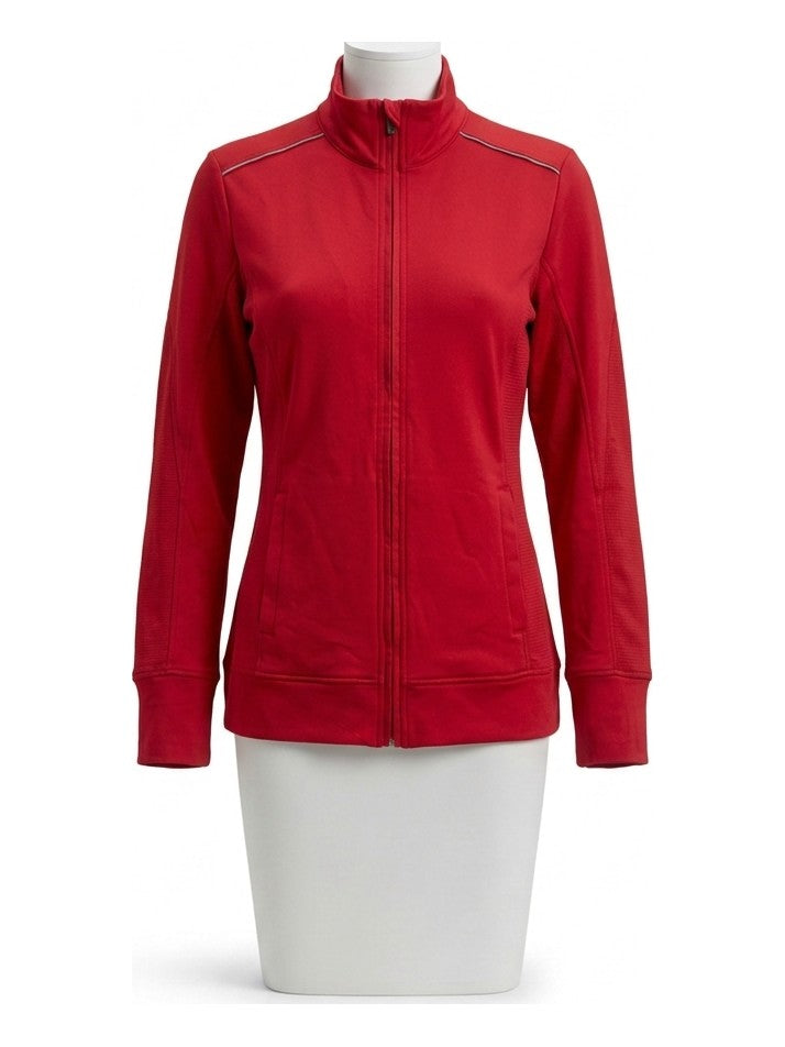 Preloved CUTTER & BUCK women's sports zip-up, size M, on a mannequin