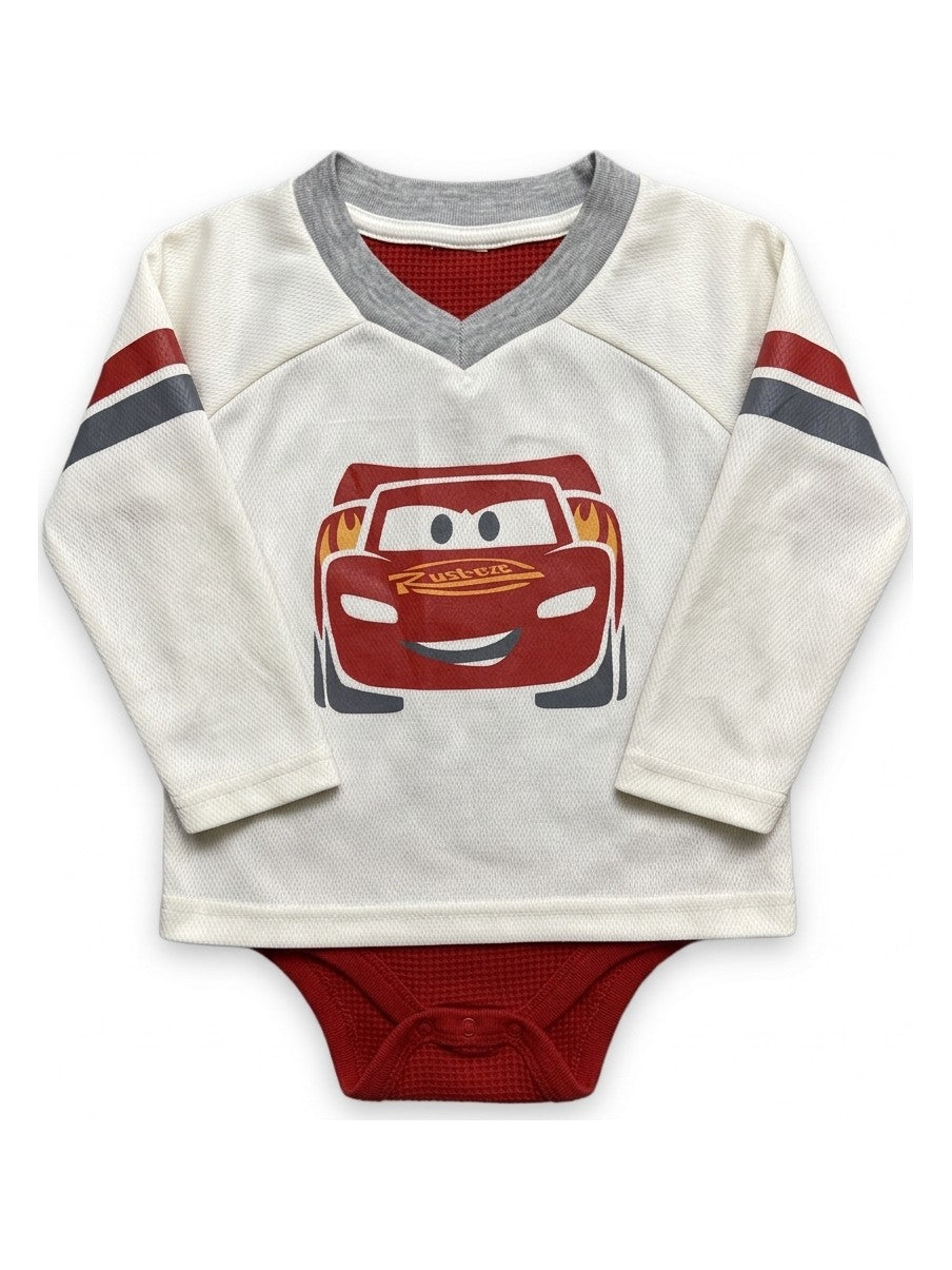 Preloved Disney toddler boys' jumpsuit, size 12-18M, studio flat lay