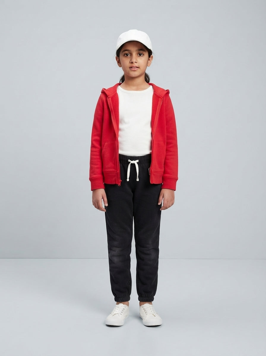 Preloved GAP girls' trousers, size 6-8Y, worn by a model, styled