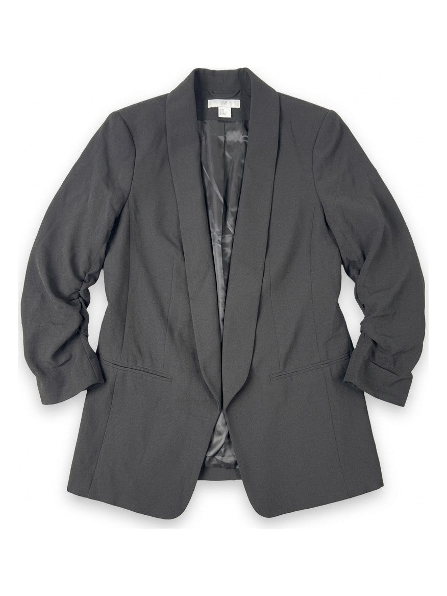 Preloved H&M women's blazer, size US 10, studio flat lay