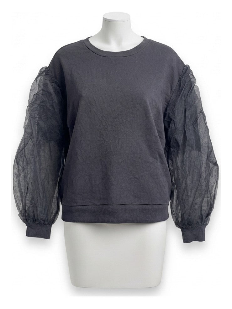 Preloved H&M women's sweatshirt, size M, on a mannequin