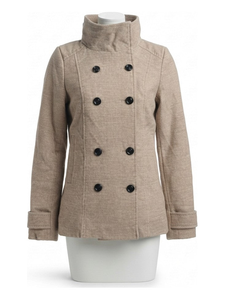 Preloved H&M women's trench coat, size EUR 36, on a mannequin