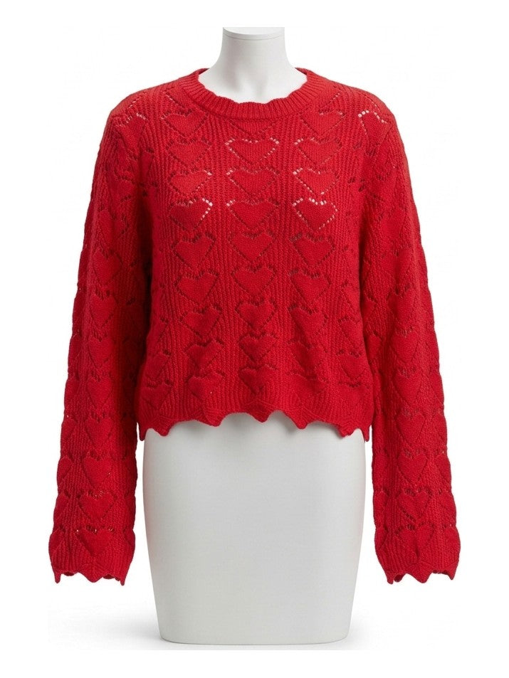 Preloved Hooked Up women's sweater, size S, on a mannequin