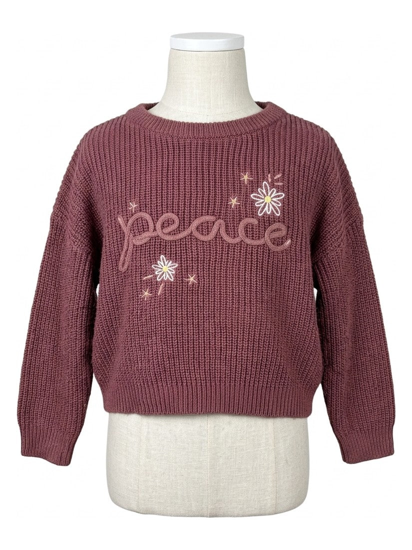 Preloved MODERN MOMENTS toddler girls' sweater, size 2T, on a mannequin
