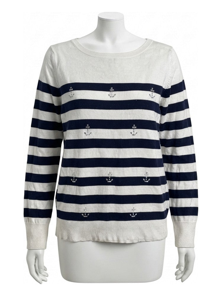 Preloved Nautica women's sweater, size XL, on a mannequin