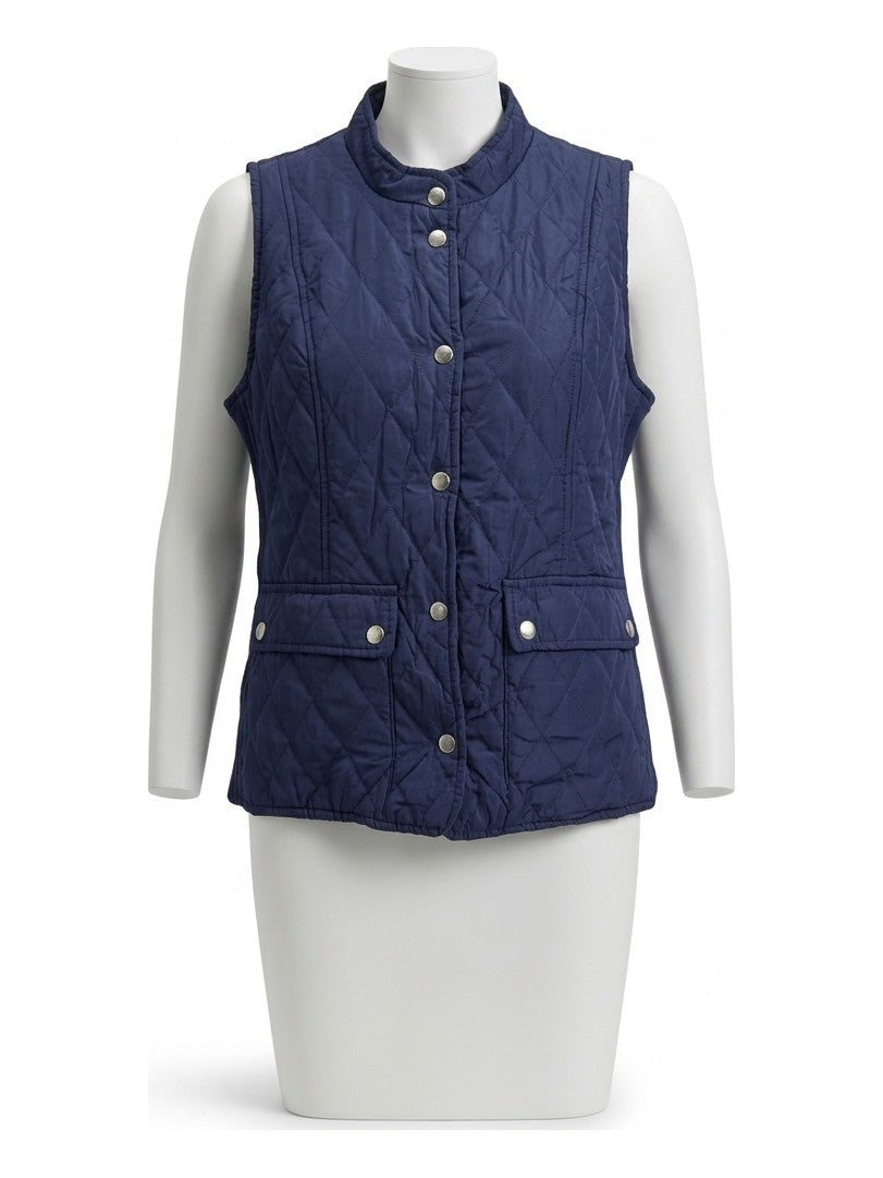 Preloved New Directions women's gilet / vest, size L, on a mannequin