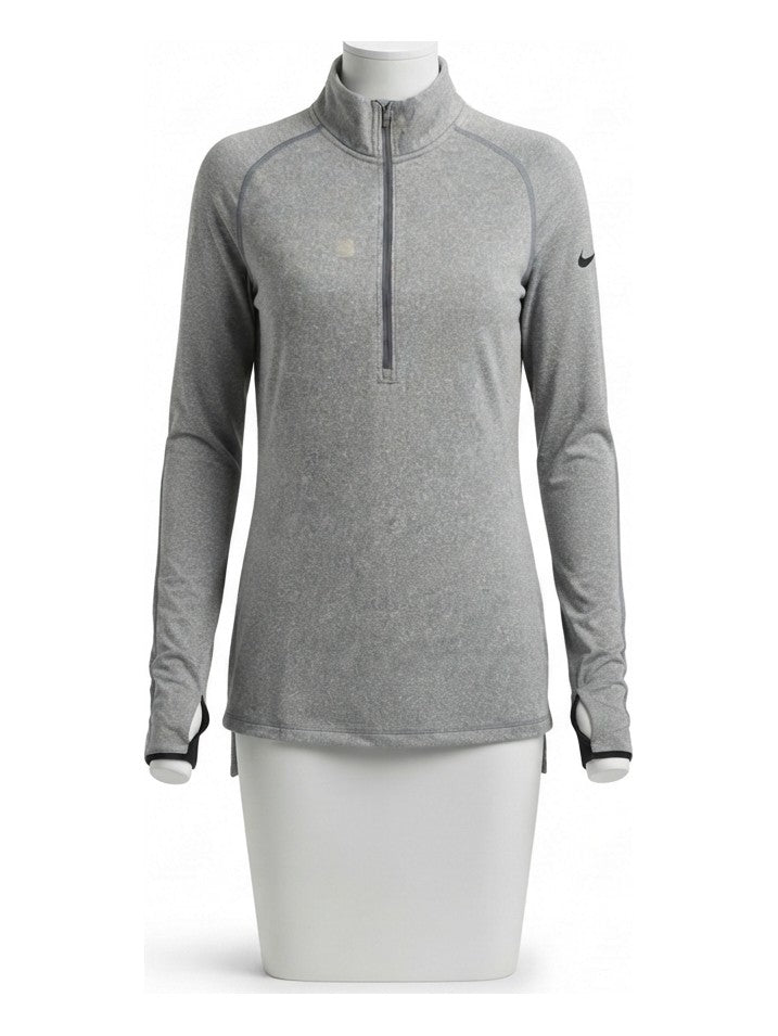 Preloved Nike women's sports zip-up, size M, on a mannequin