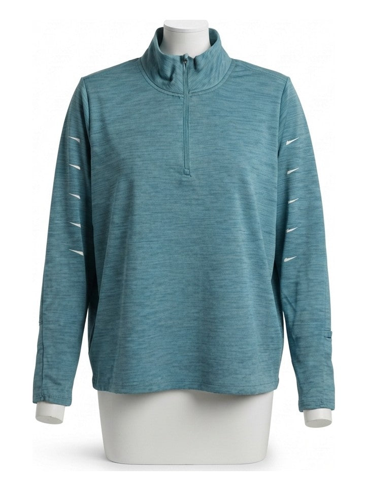 Preloved Nike women's sports zip-up, size M, on a mannequin