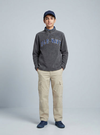 Old Navy Fleece Jacket — Teen Boys