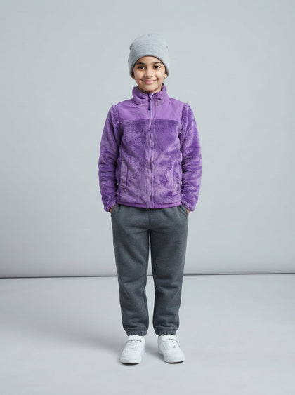 PLACE Fleece Jacket — Kids Girls