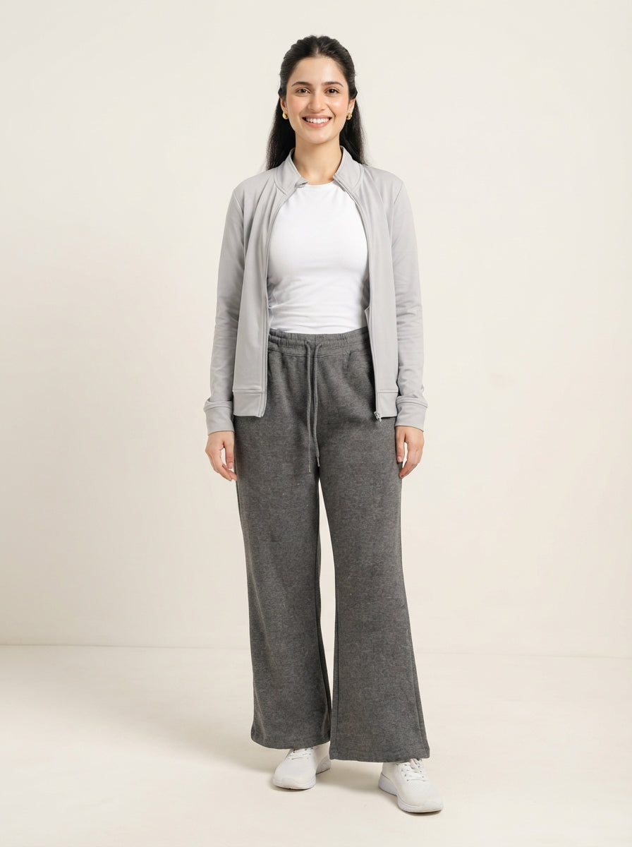 Preloved REFLEX women's casual trouser, size L, worn by a model, styled