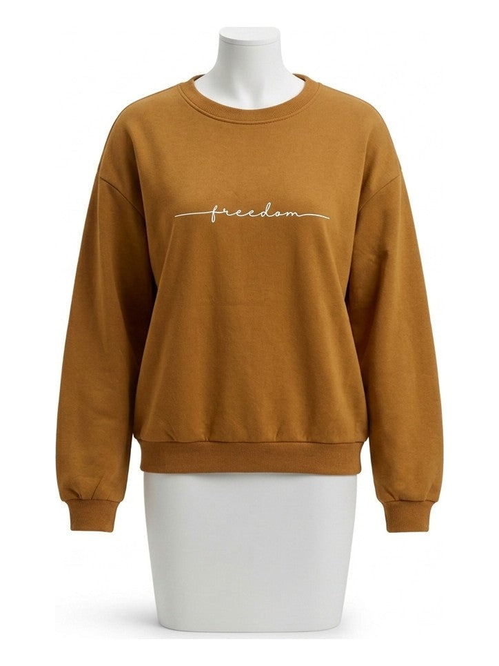 Preloved Shein women's sweatshirt, size M, on a mannequin