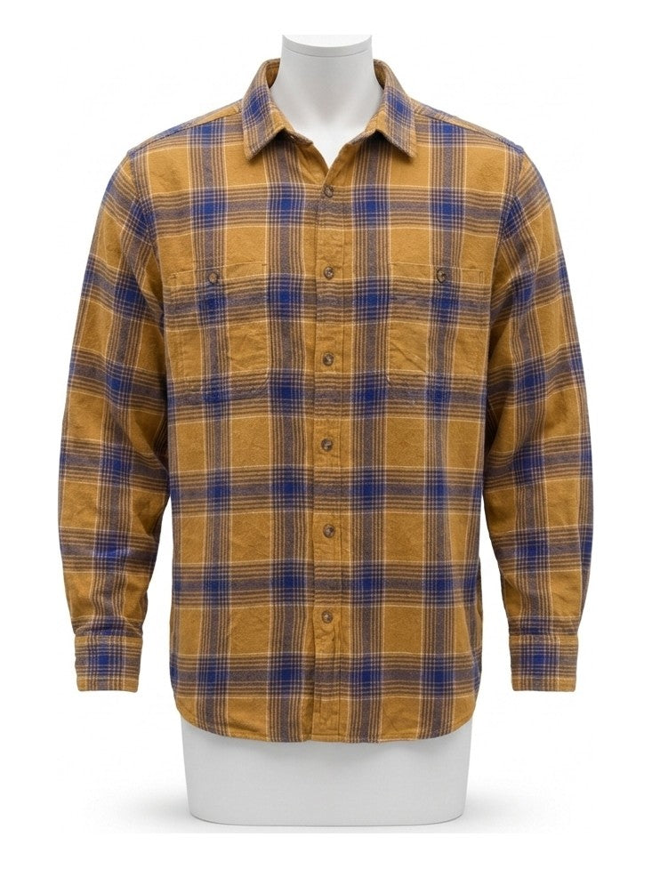 Preloved Sonoma men's flannel shirt, size L, on a mannequin