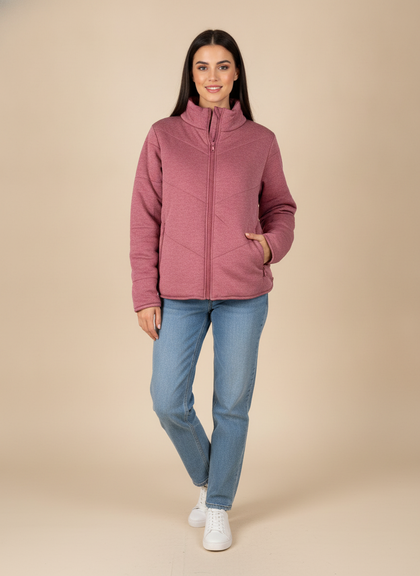 Three Dots Fleece Jacket — Women