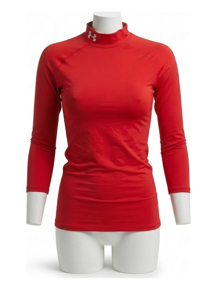 Preloved Under Armour women's sports t-shirt, size L, on a mannequin