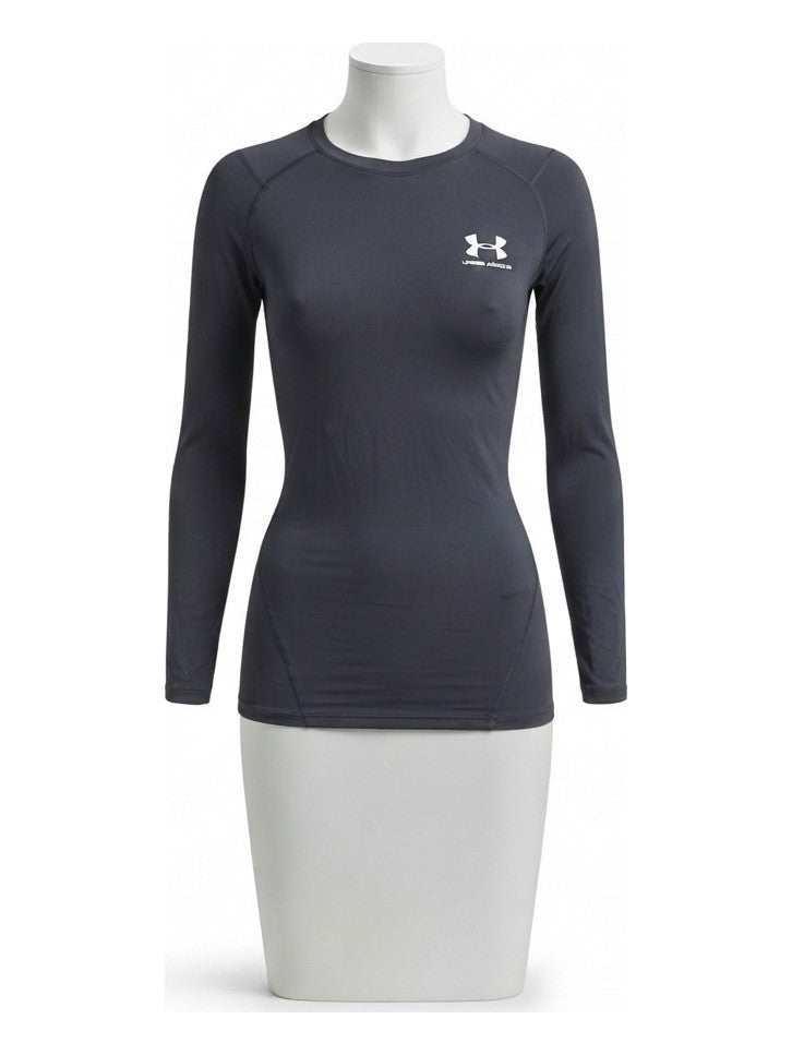 Preloved Under Armour women's sports t-shirt, size L, on a mannequin