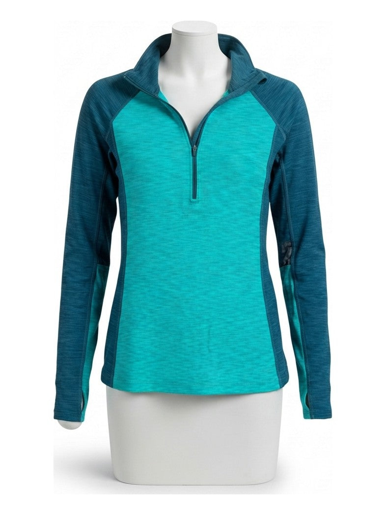 Preloved Under Armour women's sports zip-up, size S, on a mannequin