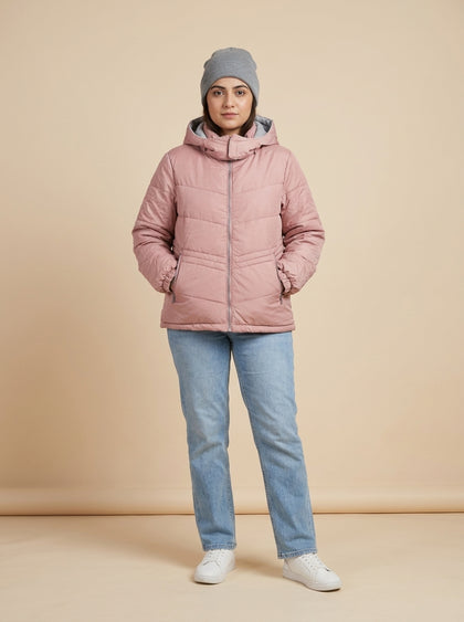 Whales Tail Puffer Jacket — Women