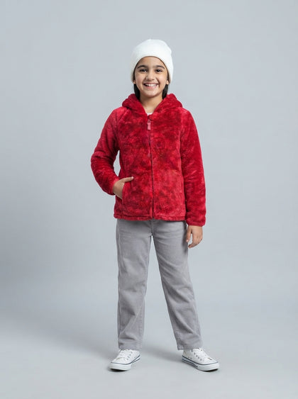 Wonder nation Zip-up Hoodie — Kids Girls