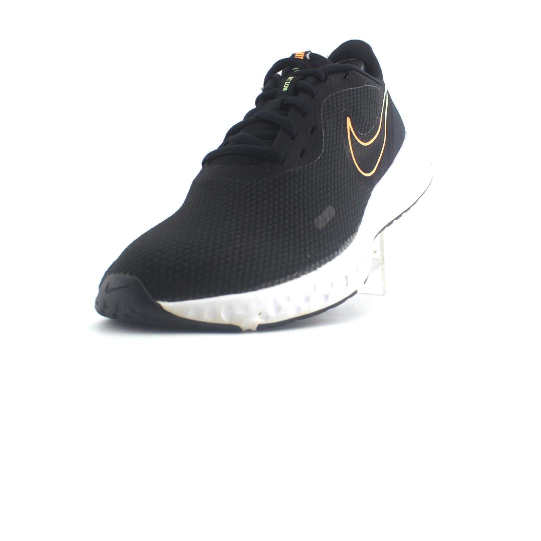nike revolution 5 black atomic orange