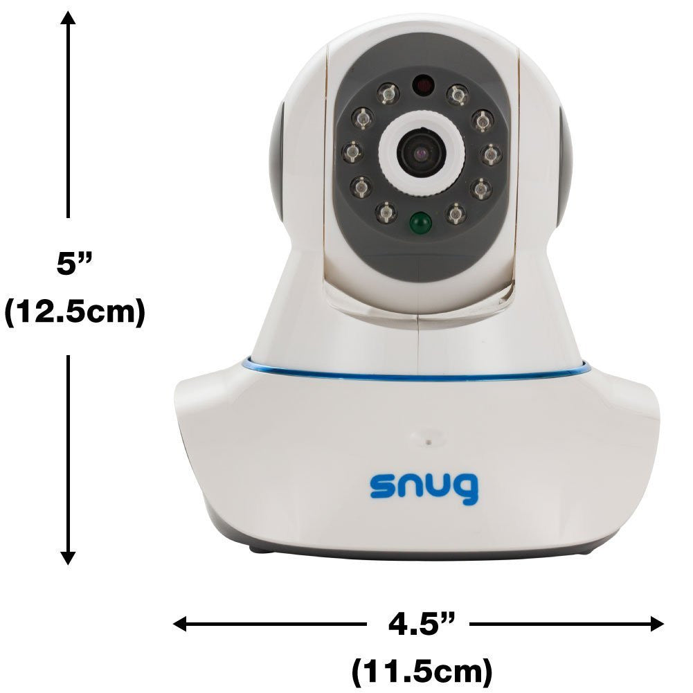 Snug Baby Monitor v2 - WiFi Video Camera with Audio for Apple / Android - Khazanay