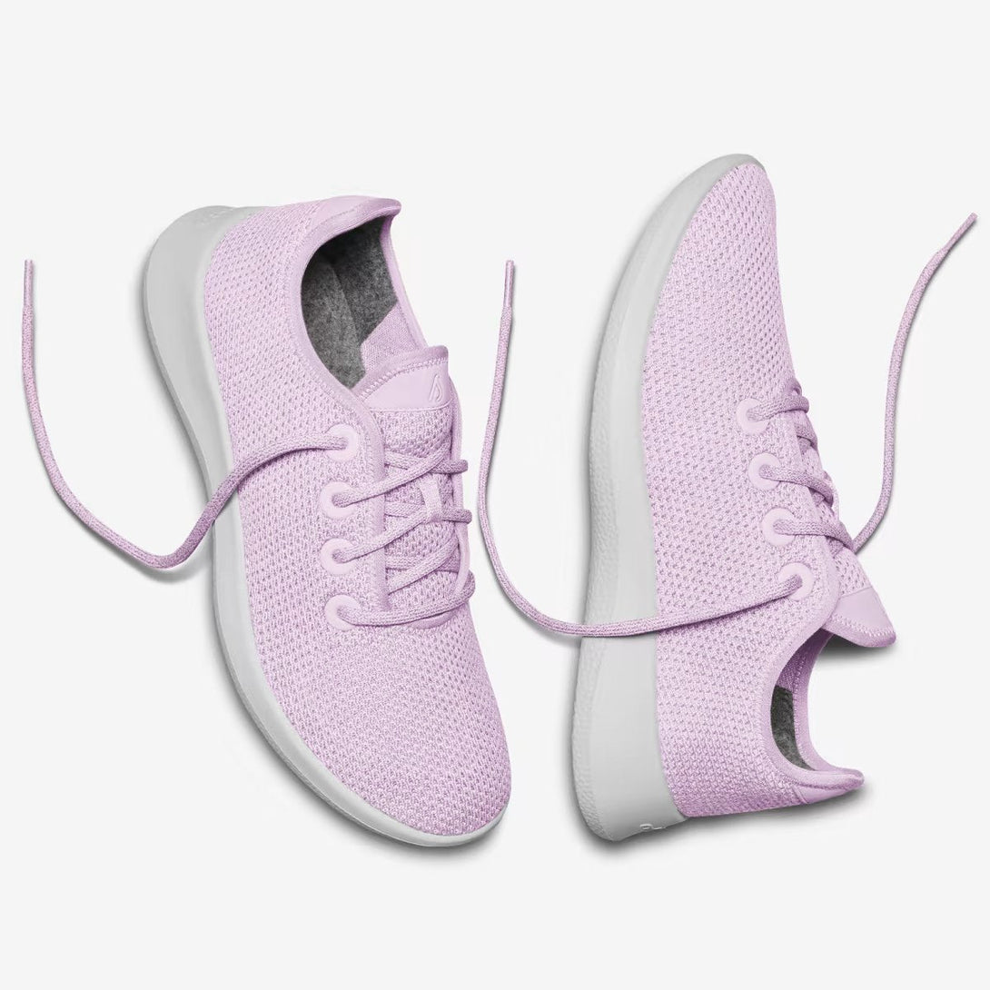 Allbirds Tree Runners LIMITED EDITION:- Lilac White Sole) EX